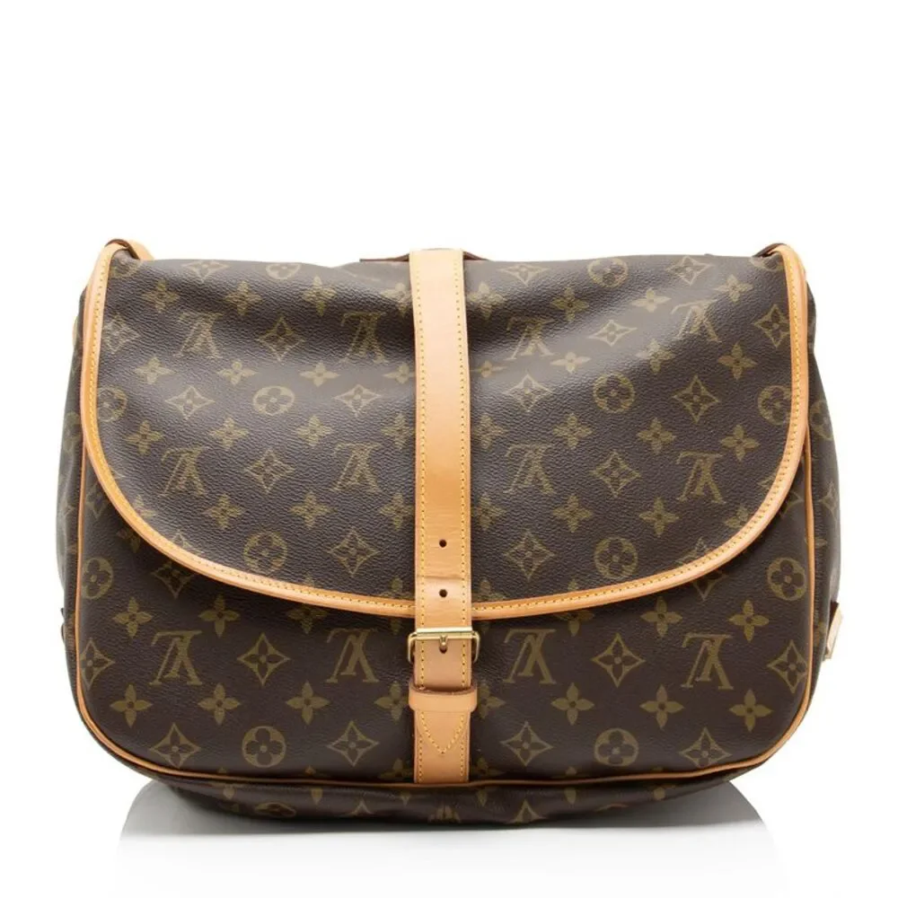 Louis Vuitton Vintage Monogram Canvas Saumur 35 Messenger